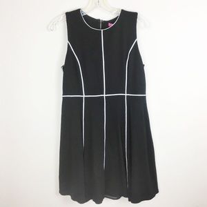 Catherine Malandrino | Black White Trim Dress - H5